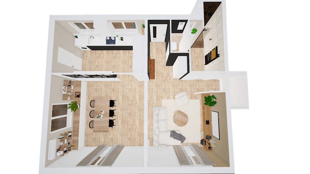 plan projet pièces multiples